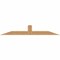 Ekena Millwork Portland Smooth Timber Gable Bracket, Western Red Cedar, 84"W x 14"H x 5 1/2"D x 5 1/2"F, 4/12 Pitch GBW084X14X0606POR00SWR - alternate 1